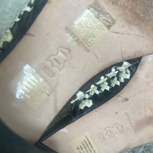 Tory Burch Woven Raffia Heeled Sandals 10 - Picture 7 of 7